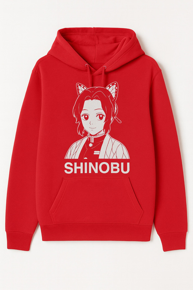 "سويت شيرت مطبوع عليه 3 خيوط للجنسين مقاس كبير - SHINOBU"