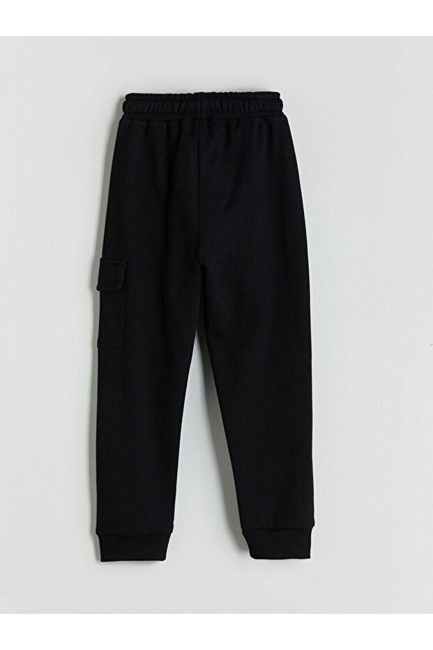 Siyah Erkek Çocuk Sweatshirt Ve Jogger Eşofman Alt 2'li - 6
