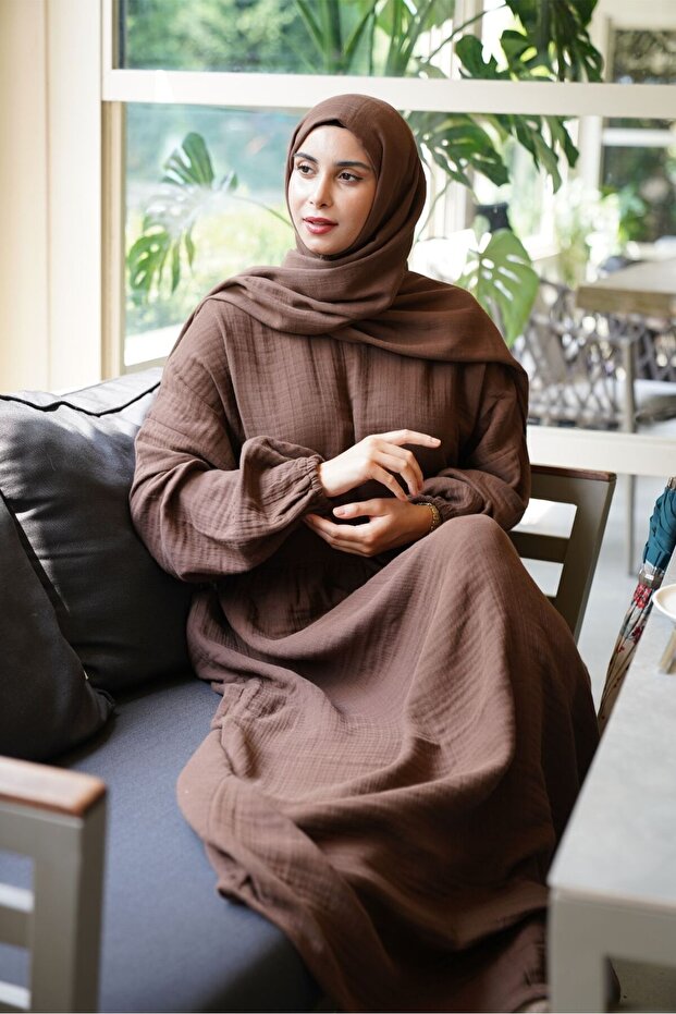 4 Kat Müslin Sultan Elbise - 9