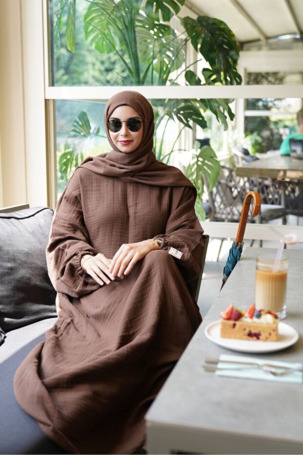 4 Kat Müslin Sultan Elbise - 5