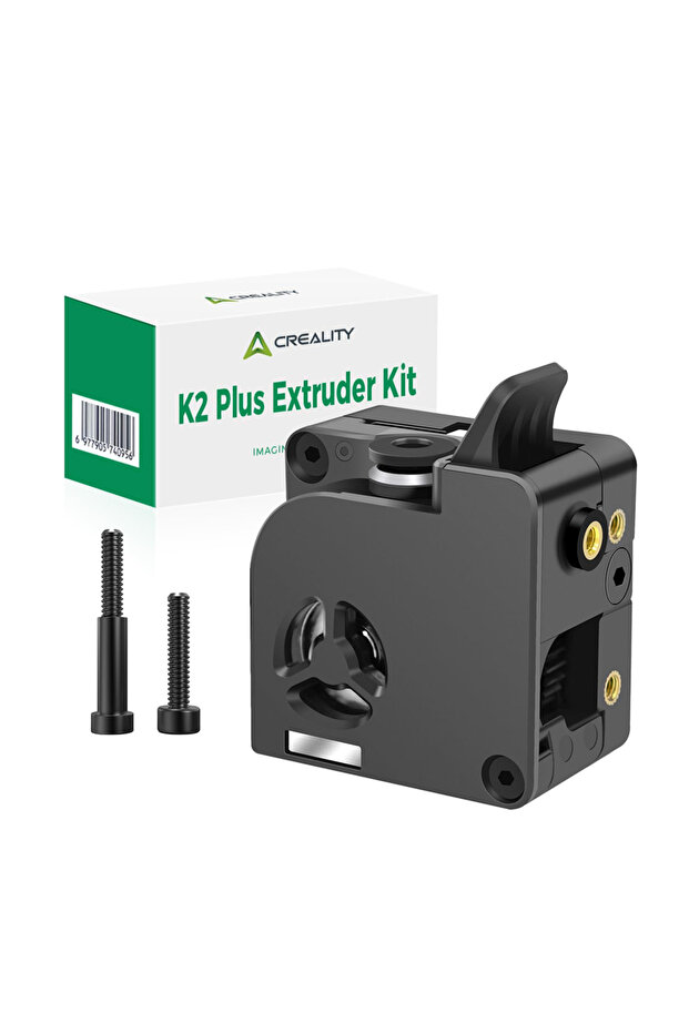 طقم بثق K2 Plus Extruder من Creality Plus، قطع غيار تروس البثق K2P مع نظام دفع مزدوج التروس لـ