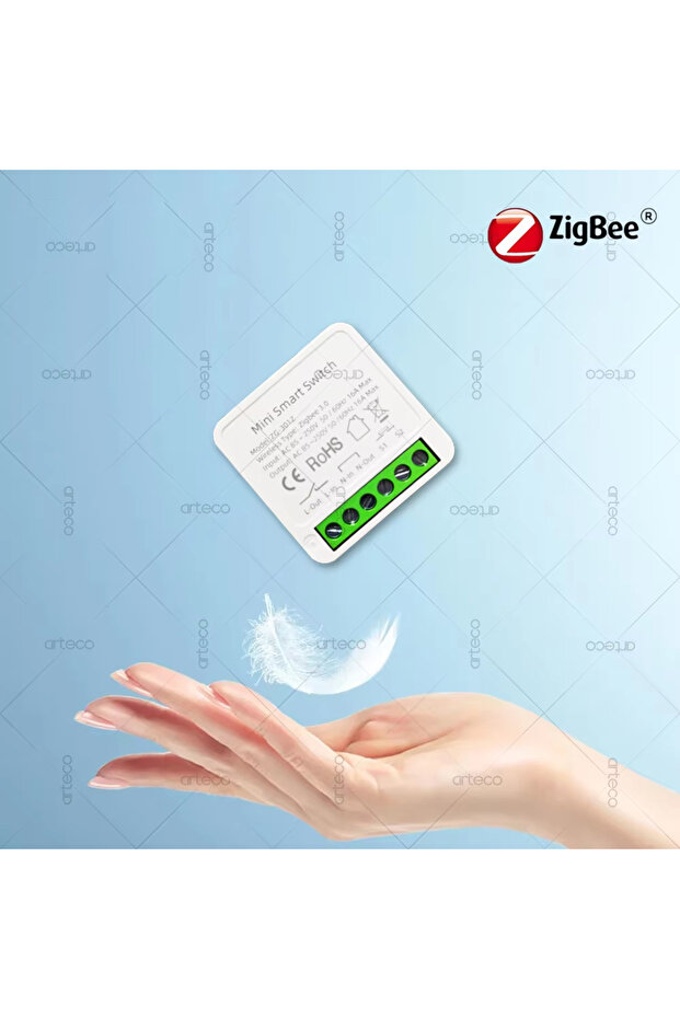 وحدة التبديل الذكية Mini ZigBee 16A DIY قاطع مرحل الضوء الحياة الذكية التحكم في التطبيق، المنزل والسيارة...