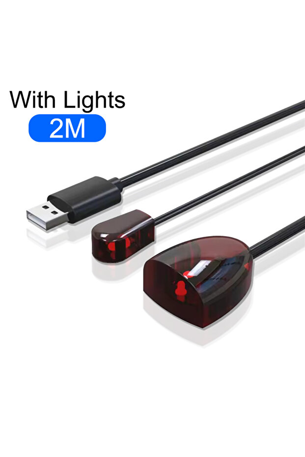 2 متر مع أضواء الأشعة تحت الحمراء جهاز التحكم عن بعد موسع مكرر مستقبل محول USB جهاز إرسال ينطبق على الجميع