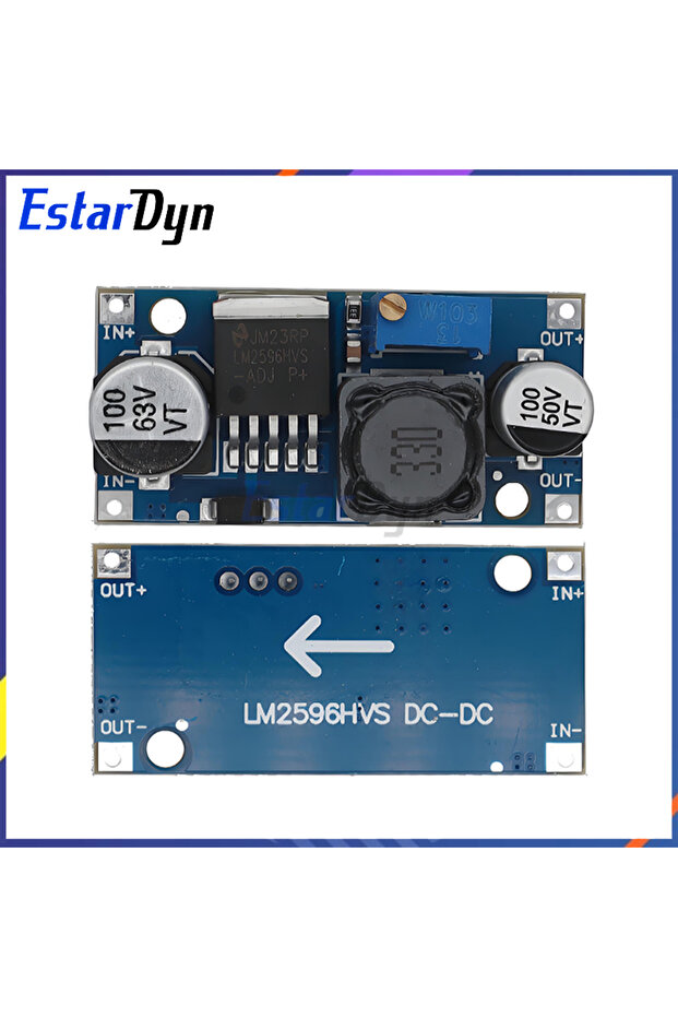 وحدة طاقة محول خفض الجهد القابل للتعديل DC-DC LM2596HVS LM2596 HV LM2596HV من Estardyn 4.5-...