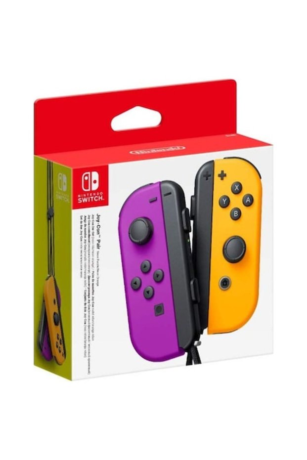 Controller Switch Joy Con Pair, Neon Purple & Neon Orange