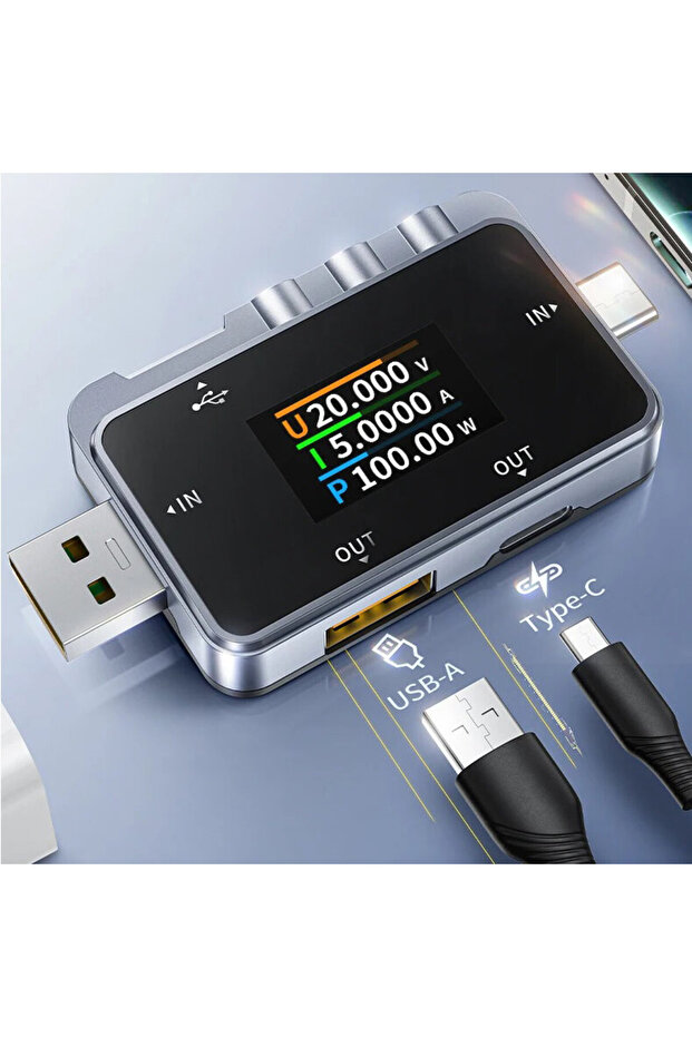 FNAC-28 2-in-1 Type-C+USB Test Cihazı - 4