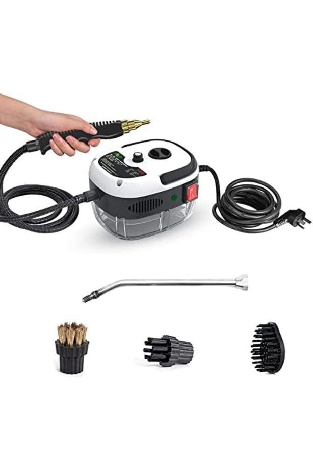 2500W Portable Handheld Steam Cleaner High Temperature Pressurized Steam Cleaning Machine with