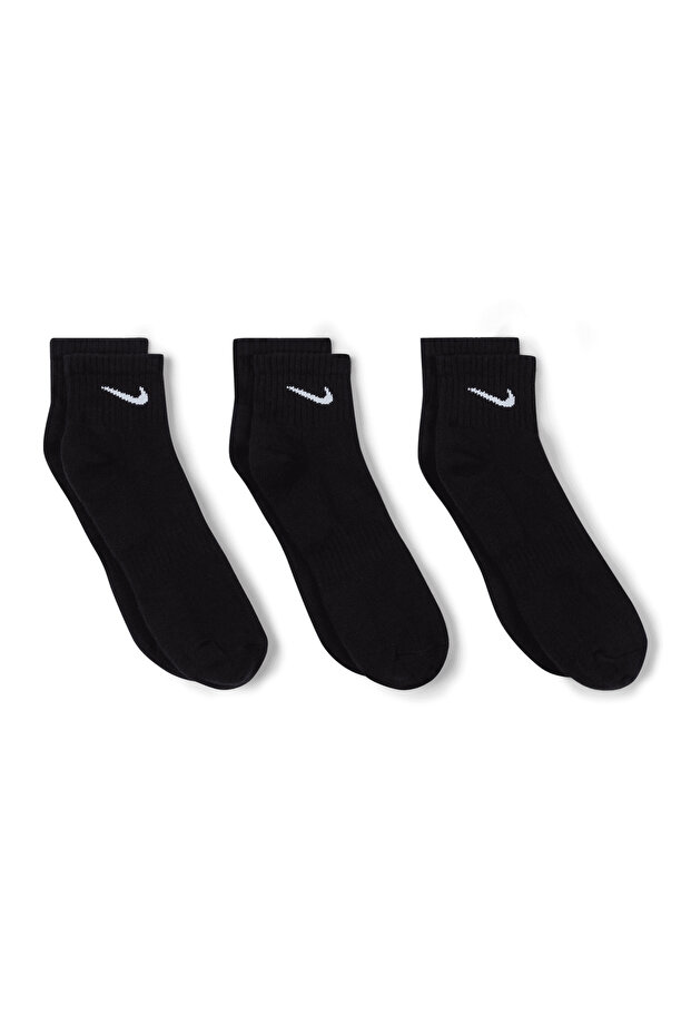 3 Pack Everyday Socks - Black - 4