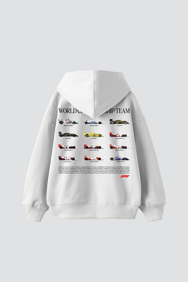 World Championship Team Printed Oversize Unisex White