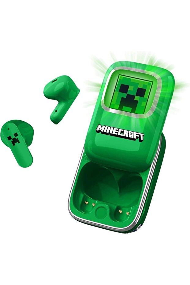 Minecraft Creeper Slide TWS Green Wireless Earbuds - 3