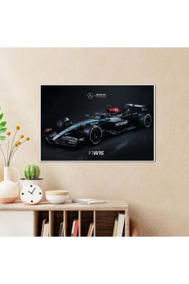 Mercedes F1 Car Poster (40x60 cm) – 2024 Edition Racing Wall Art Unframed