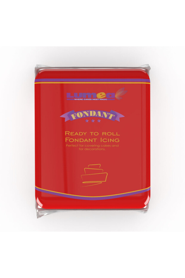 Fondant Rosu, 500g -