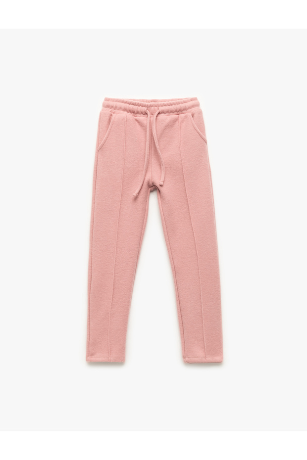 Basic-Hose mit elastischem Bund und Taschen im Karottenschnitt - 1