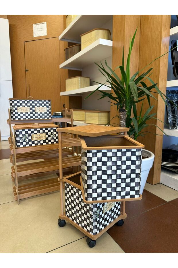 Ahşap Patates Soğanlık - 2