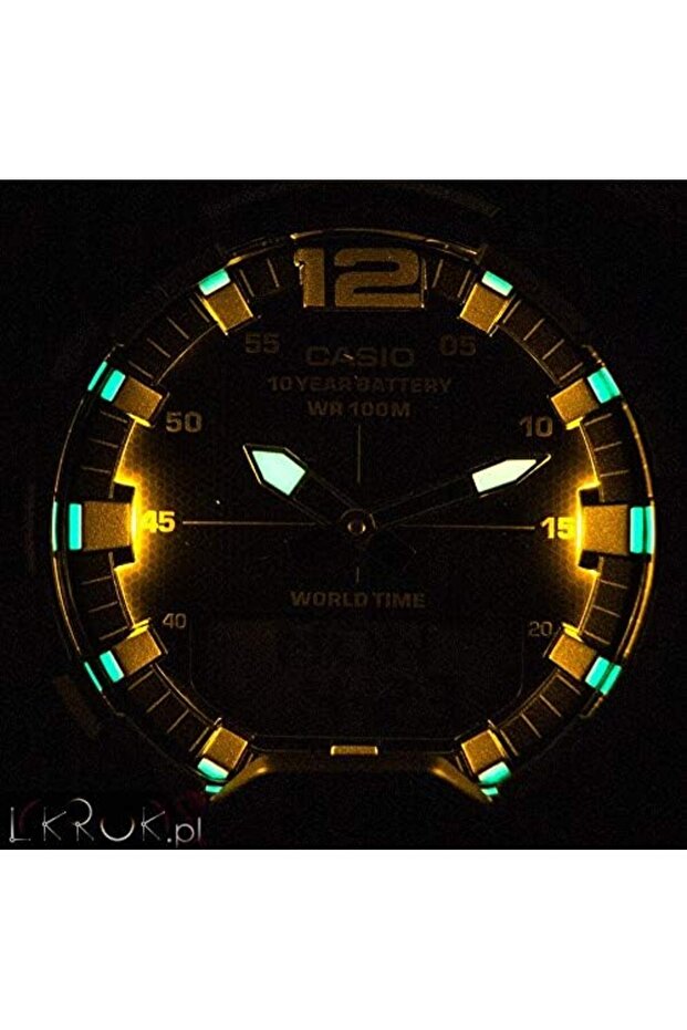 Men's Watch, Analog-Digital Display And Resin Strap - 8