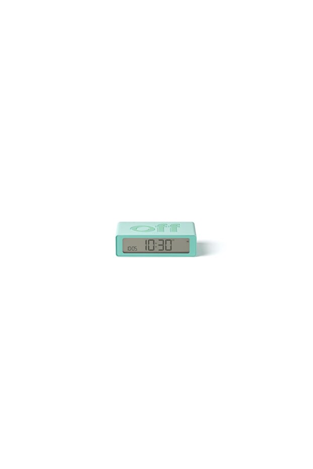 Flip Mini Şarj Edilebilir Alarm Saat Mint - 2