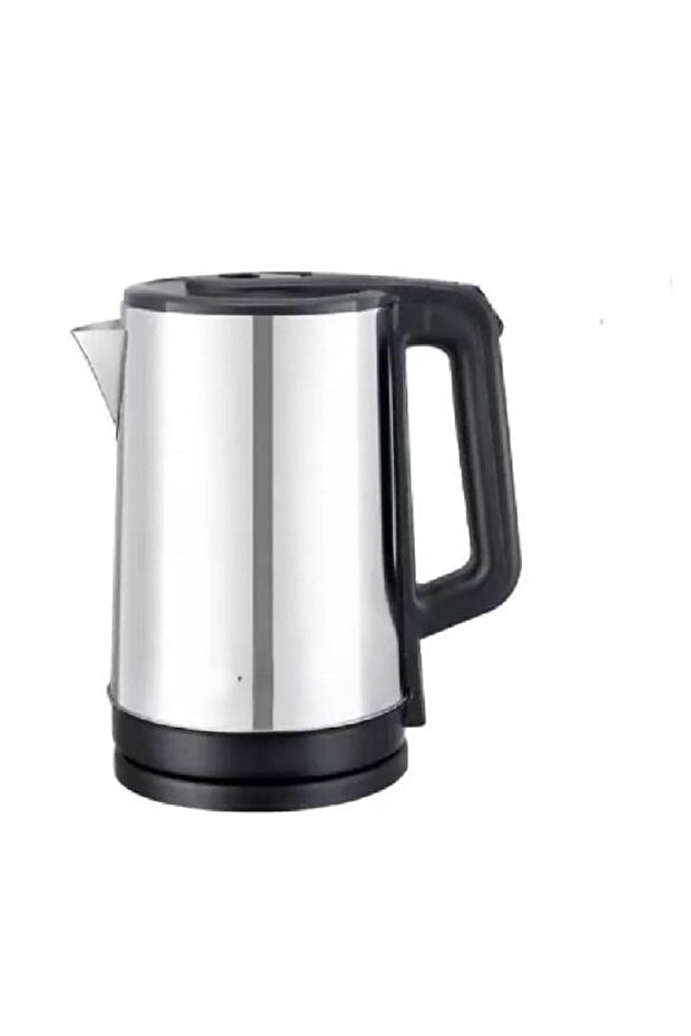 2.5L Electric Kettle 2200W – Stainless Steel, 360° Cordless, Auto Shut-Off, Washable, Black Body