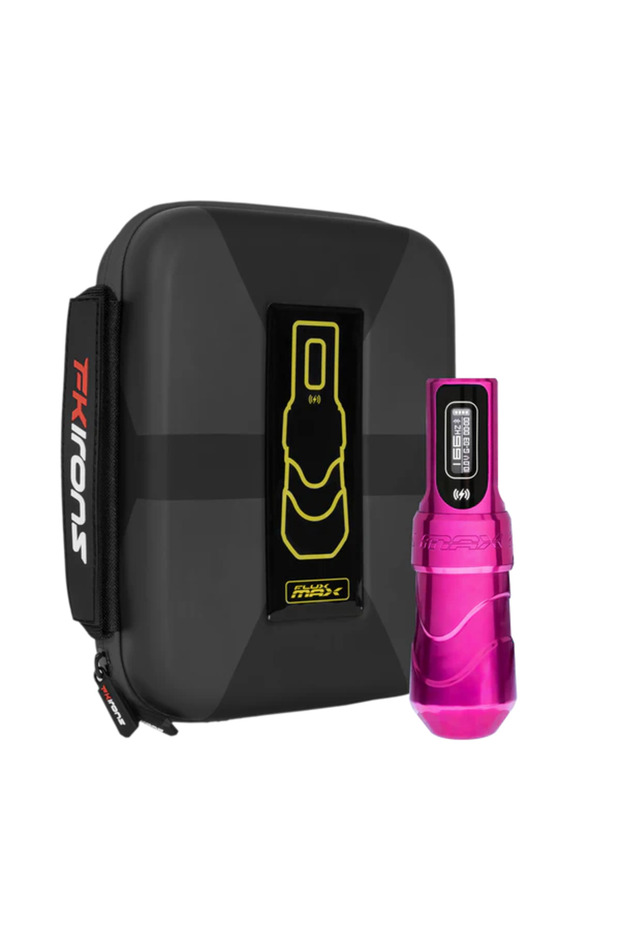 Flux Max | 4.5 mm Stroke | Bubblegum | Tek Bataryalı - Kablosuz Dövme Makinesi - 4