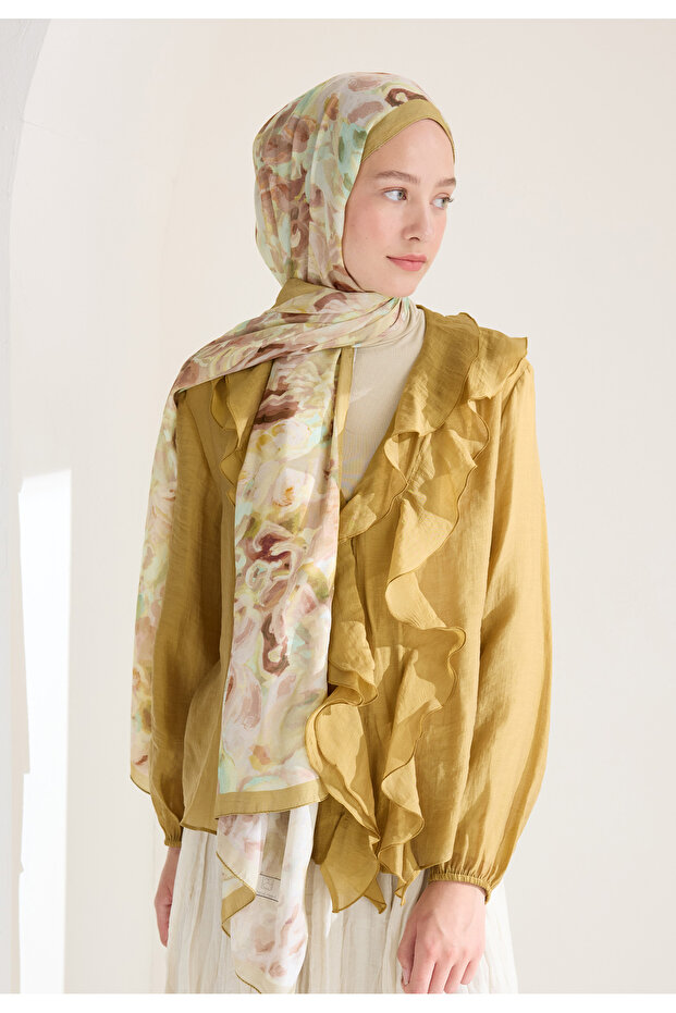 ASTRA FLOŞ VİSKON ŞAL SOFT SARI - 4