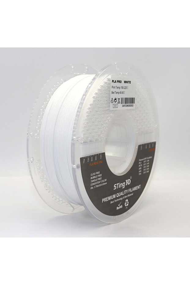 خيوط طباعة PLA Pro White - 1