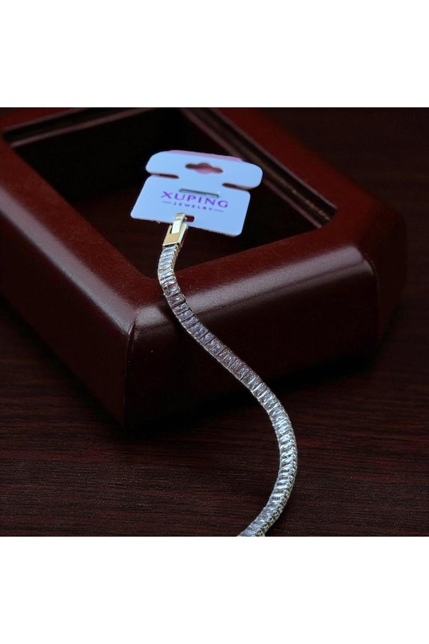 Xuping Bracelet Tarnish-Free Antiallergic Waterway Figured (2 Years Importer Guaranteed)