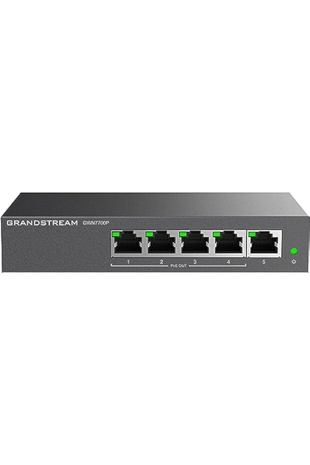مفتاح GWN7700P غير مُدار بخمسة منافذ 4X PoE