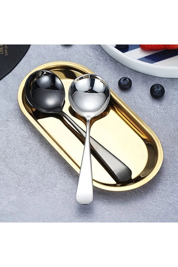 Addison Soup Spoon - Set of 6 pieces - Silver