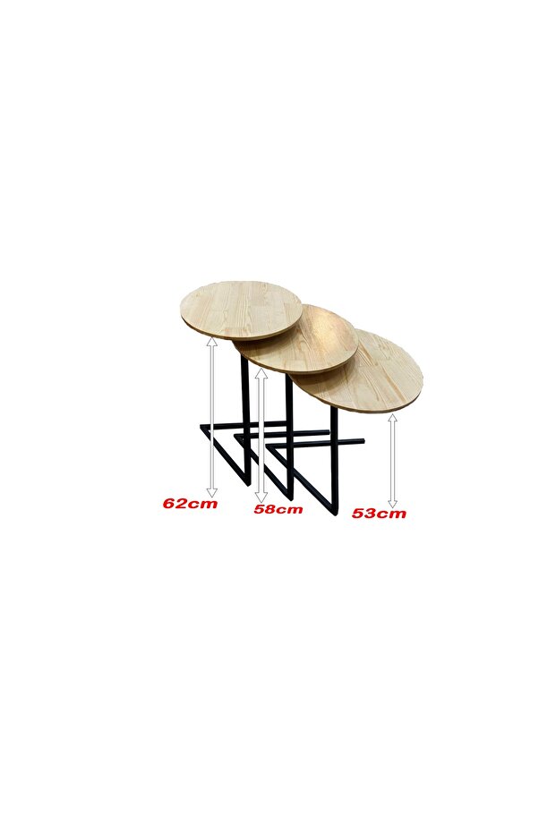 Zen 3lü zigon sehpa - 5