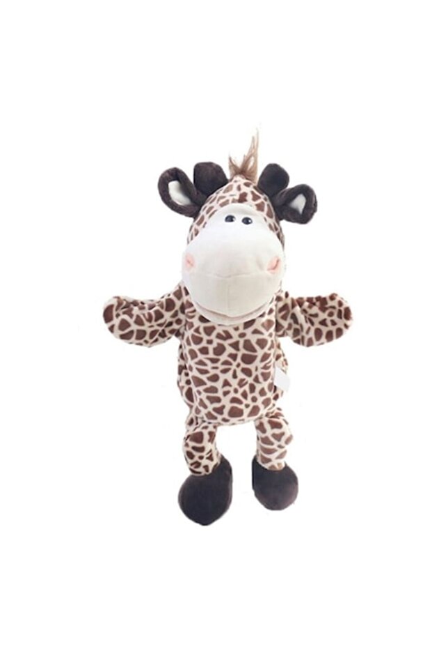 Hand Puppet Giraffe, Multicolor, 30 cm - 1