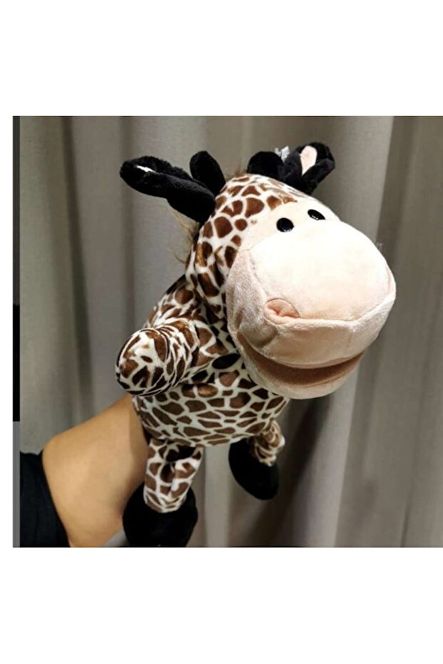Hand Puppet Giraffe, Multicolor, 30 cm - 2