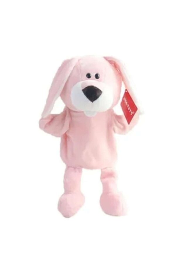 Hand Puppet, Wolf, Pink, 30 cm - 1