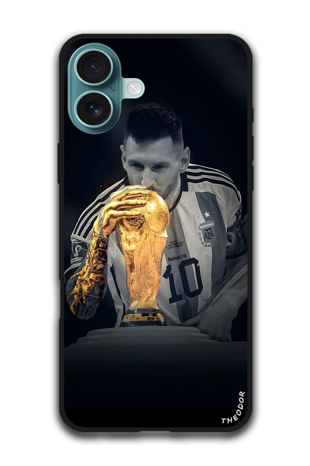 Protective Case Anti Scratch Shock Proof Bumper Cover For iPhone 16 Plus (6.7)-inch Messi (2)