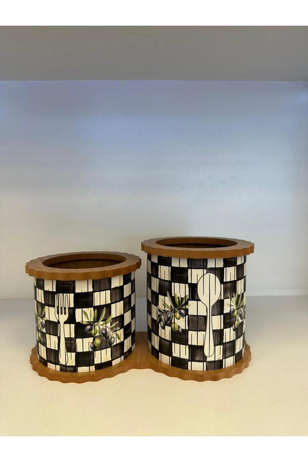 Ahşap Kaşıklık - 4