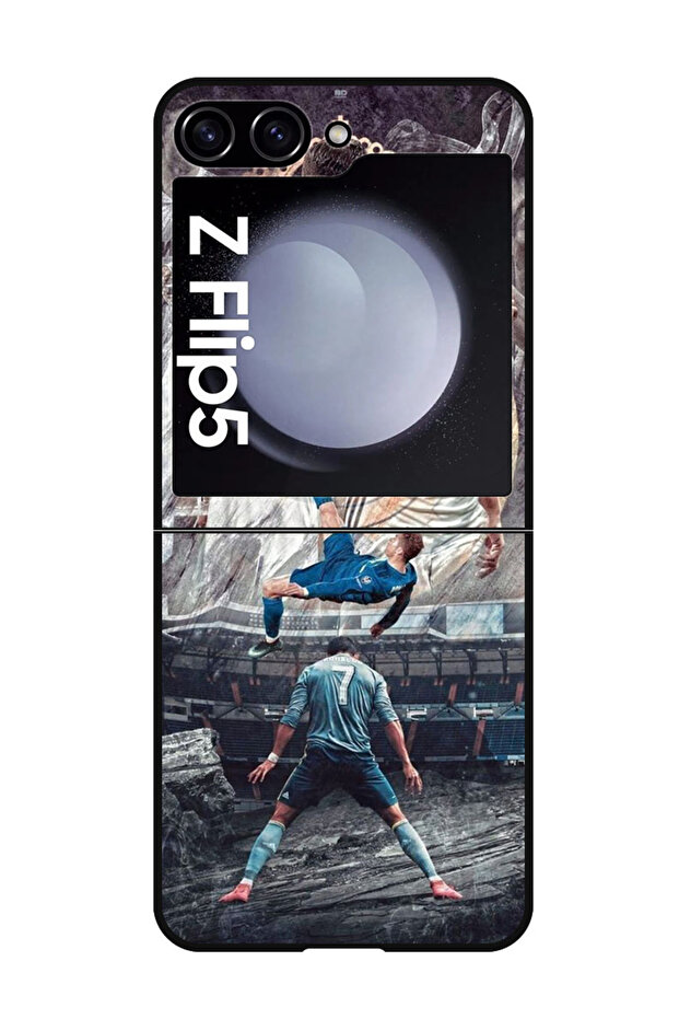 Protective Case Anti Scratch Shock Proof Bumper Cover For Samsung Galaxy Z Flip 5 Ronaldo 1