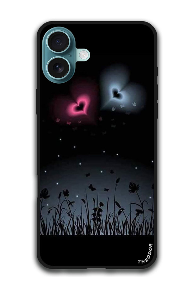 Protective Case Anti Scratch Shock Proof Bumper Cover For iPhone 16 Plus (6.7)-inch Two Hearts (2)
