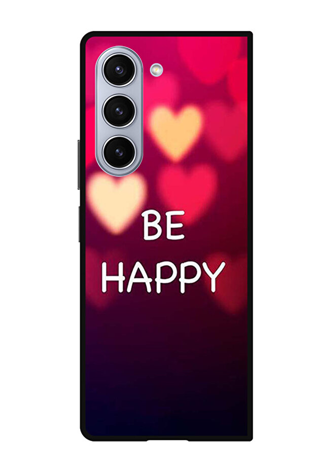 Protective Case Anti Scratch Shock Proof Bumper Cover For Samsung Galaxy Z Fold 5 Be Happy