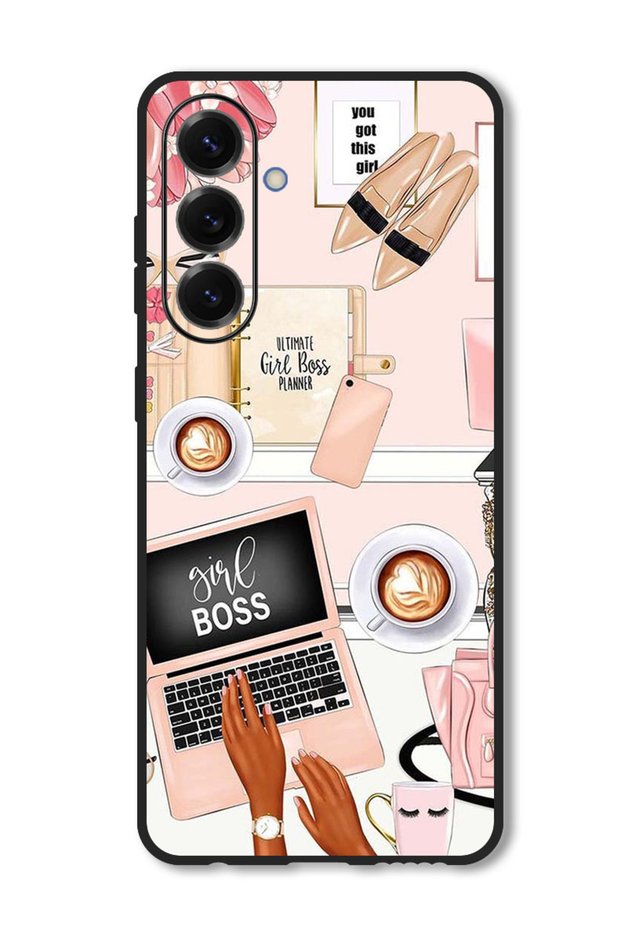 Case Compatible with Vivo V50 Protection Shockproof Bumper Cover Girl Boss Item