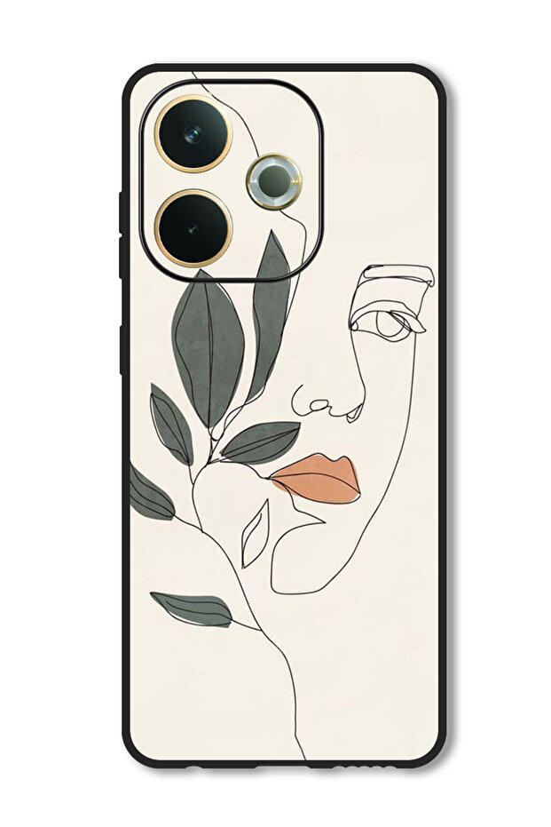 Case Compatible with Oppo A5 Pro Protection Shockproof Bumper Cover Girl Art