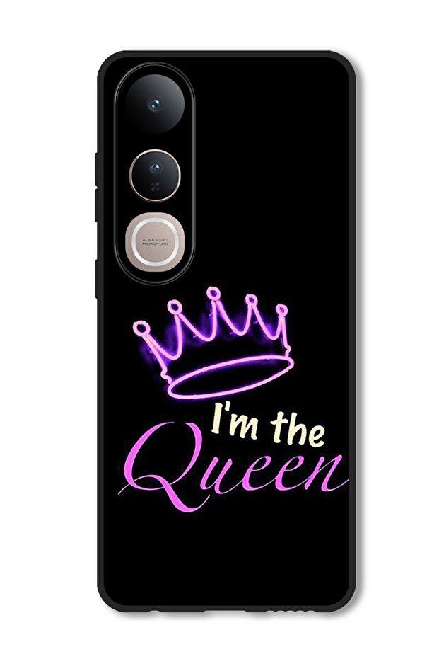 Case Compatible with Vivo V50 Lite Protection Shockproof Bumper Cover I Am The Queen