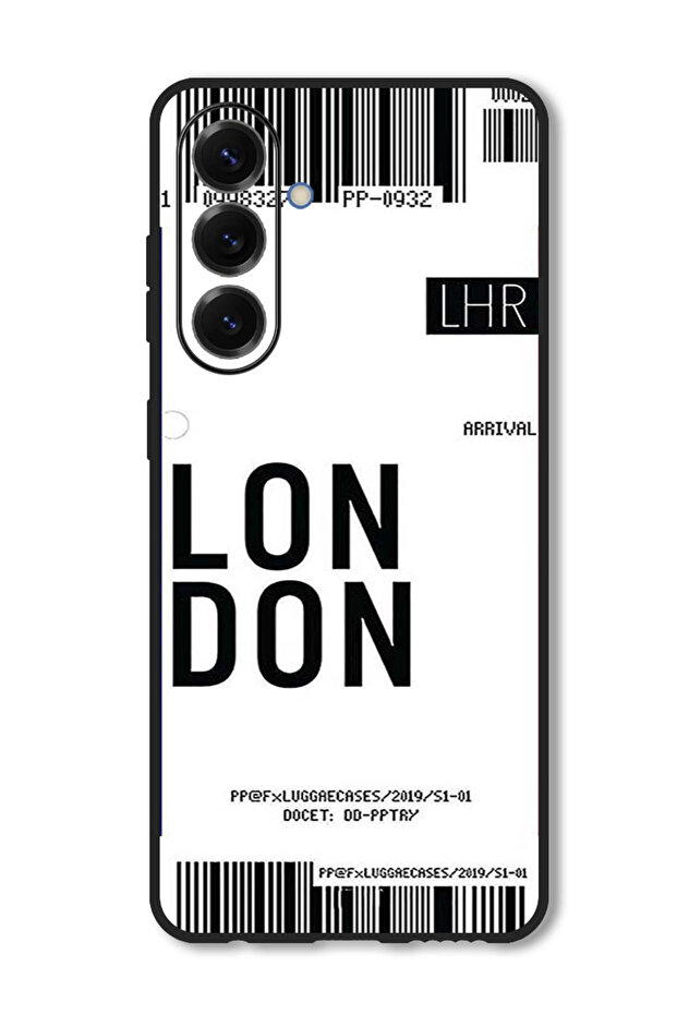 Case Compatible with Vivo V50 Protection Shockproof Bumper Cover London boarding pass