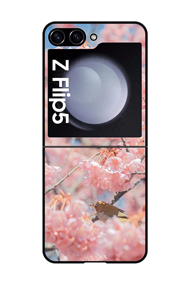 Protective Case Anti Scratch Shock Proof Bumper Cover For Samsung Galaxy Z Flip 5 Pink flowers
