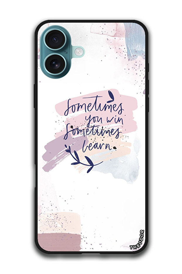 Protective Case Anti Scratch Shock Proof Cover For iPhone 16 Plus (6.7)-inch Sometimes you win