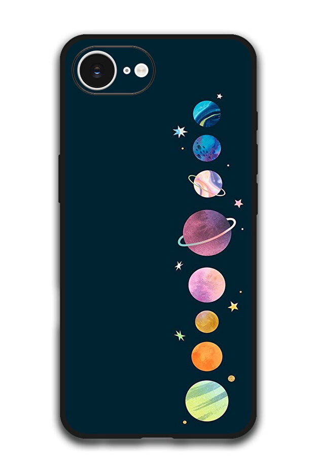 Case Compatible with Apple iPhone 16e 6.1 Inch Protection Shockproof Bumper Cover - Space