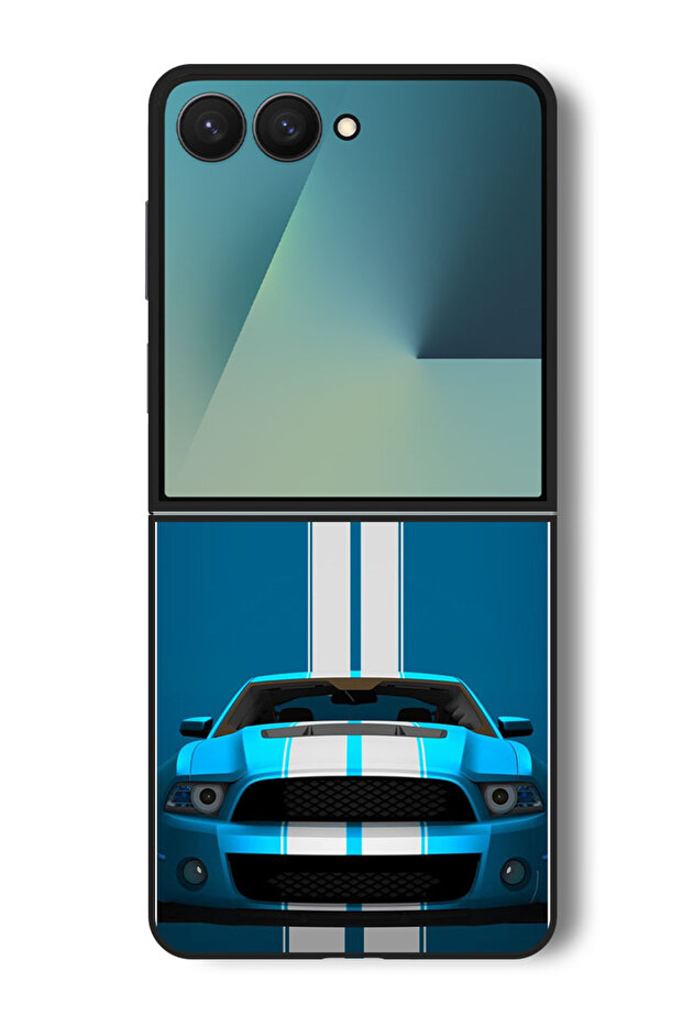 Case Compatible with Samsung Galaxy Z Flip 7 - 6.9 Inch Protection Shockproof Bumper Cover Car (9)