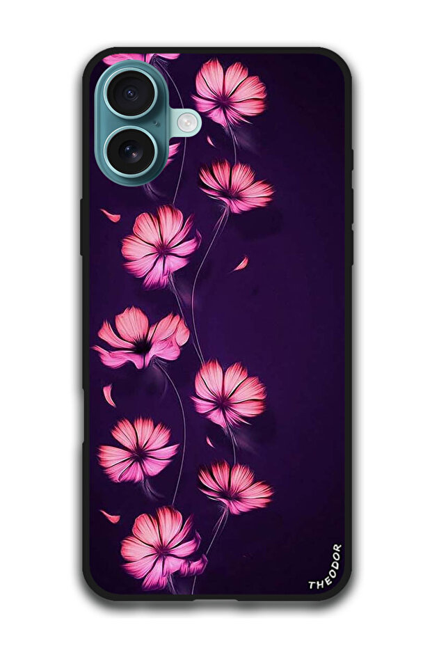 Protective Case Anti Scratch Shock Proof Bumper Cover For iPhone 16 Plus (6.7)-inch Smotth Flower
