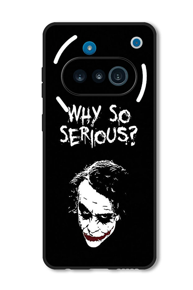 Case Compatible with Nothing Phone 3a Protection Shockproof Bumper Cover Why So Serious (2)