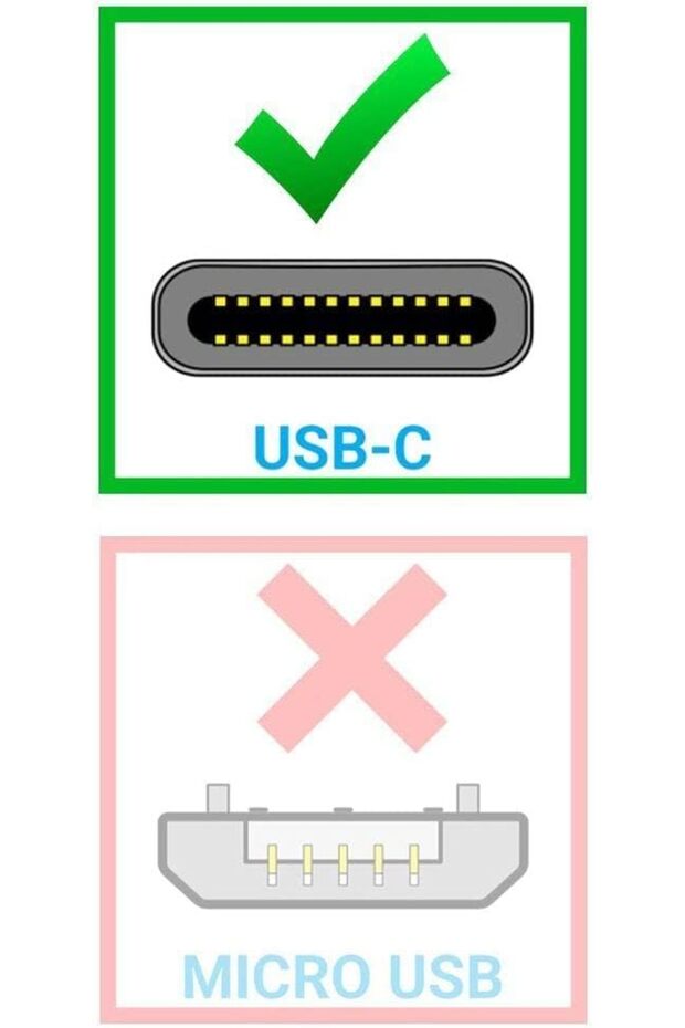 كابل USB Type-C الأصلي - أسود - 7