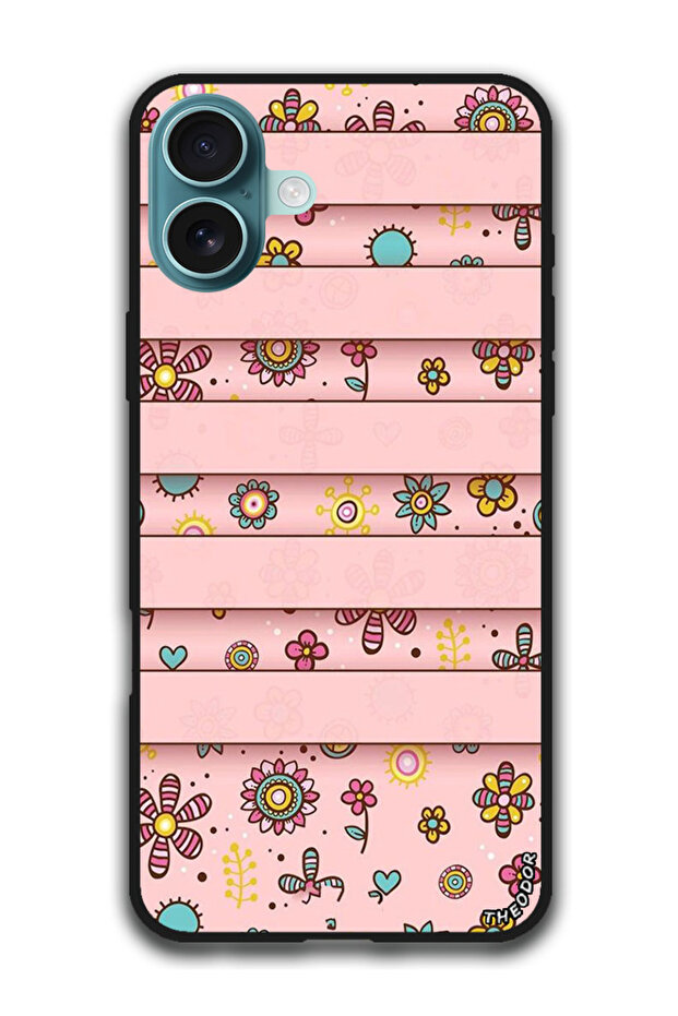 Protective Case Anti Scratch Shock Proof Bumper Cover For iPhone 16 Plus (6.7)-inch Small Flowers