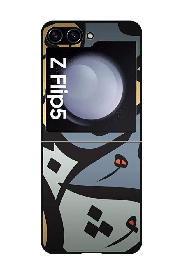 Protective Case Anti Scratch Shock Proof Bumper Cover For Samsung Galaxy Z Flip 5 Caligraphy 1