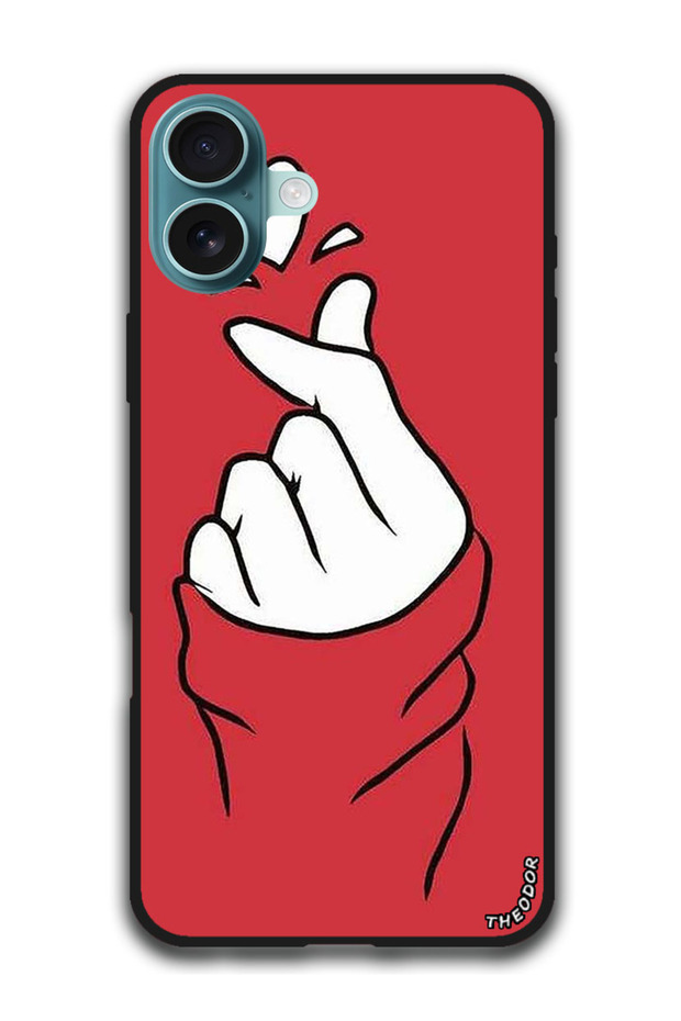 Protective Case Anti Scratch Shock Proof Bumper Cover For iPhone 16 Plus (6.7)-inch Snap Love Red